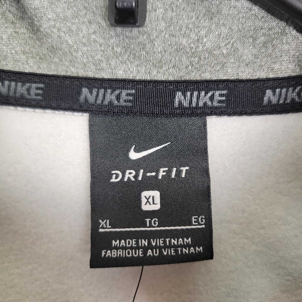 Nike Therma Dry Fit Mens 1/4 Zip Mock Neck Golf Pullover Gray Long Sleeve XL NWT - Picture 3 of 10